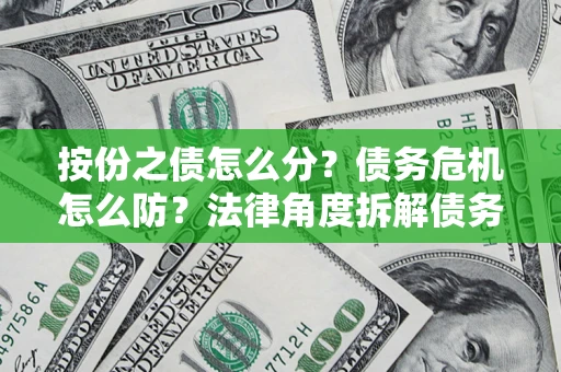 北京按份之债怎么分？债务危机怎么防？法律角度拆解债务分配与风险自保指南