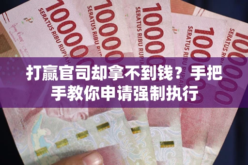 北京打赢官司却拿不到钱？手把手教你申请强制执行