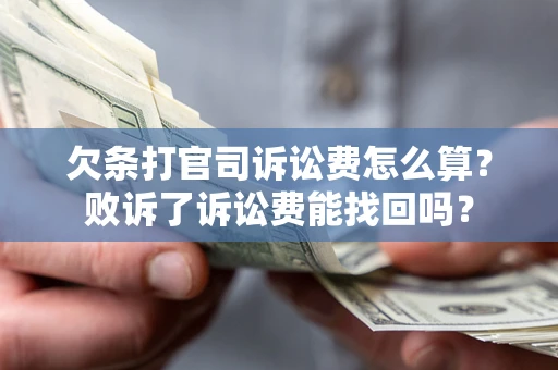 北京欠条打官司诉讼费怎么算？败诉了诉讼费能找回吗？