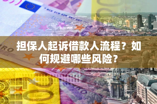 北京担保人起诉借款人流程？如何规避哪些风险？